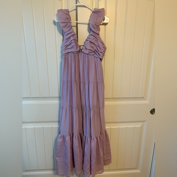 Mable Lavender flowy maxi dress size M - Picture 3 of 7